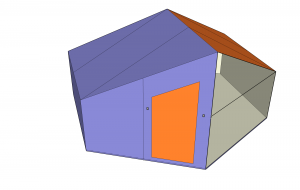 simple model of a H13 style hexayurt